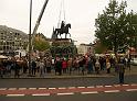Reiterdenkmal kehrt zurueck auf dem Heumarkt P59